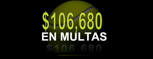 $106,680 EN MULTAS
