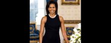 Michelle Obama promueve los beneficios del tenis en el US Open 2011