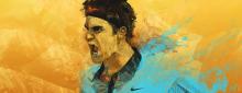 Tenis convertido en arte comercial