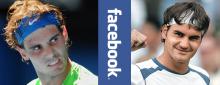 Federer vs. Nadal en Facebook