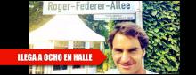 Federer hace historia en Halle