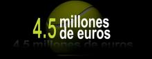 4.5 millones de euros