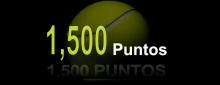 1,500 puntos