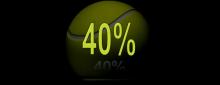 40%