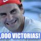 Federer alcanza las 1000 victorias