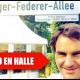 Federer hace historia en Halle