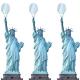Statue of Liberty with Tennis Racquet